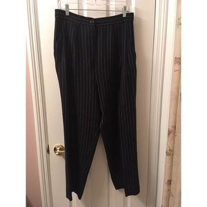 Vintage Navy Pinstripe Pants